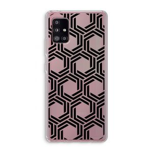Geometrisch patroon: Samsung Galaxy A51 5G Transparant Hoesje