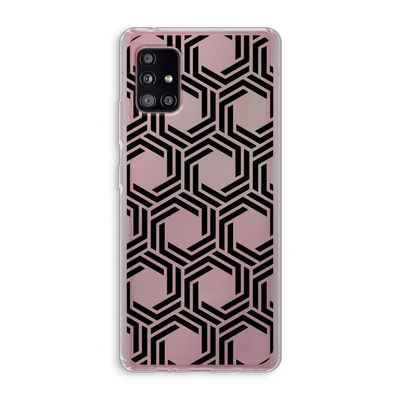 Geometrisch patroon: Samsung Galaxy A51 5G Transparant Hoesje