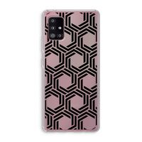 Geometrisch patroon: Samsung Galaxy A51 5G Transparant Hoesje