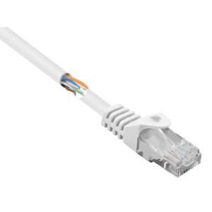 Renkforce RF-5043778 RJ45 Netwerkkabel, patchkabel CAT 5e U/UTP 5.00 m Wit Snagless 1 stuk(s)