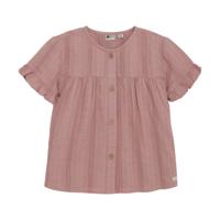 Daily7 Zomer shirt meisjes - roze - ruffel