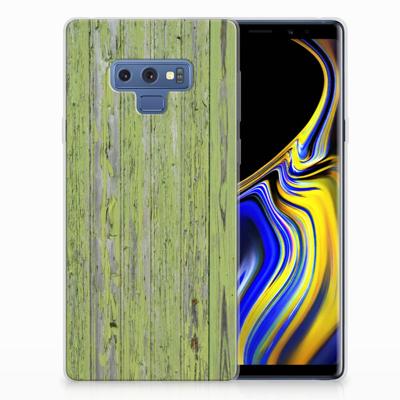 Samsung Galaxy Note 9 | Bumper Hoesje | Green Wood