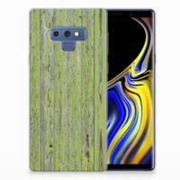 Samsung Galaxy Note 9 | Bumper Hoesje | Green Wood