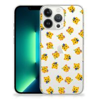 TPU bumper voor iPhone 13 Pro Max Katten Emojis - thumbnail