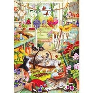 Allotment Kittens Puzzel 500 XL Stukjes