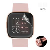 Voor Fitbit versa 2 2 PCS ENKAY Hat-Prins Soft TPU film scherm volledige dekking beschermer