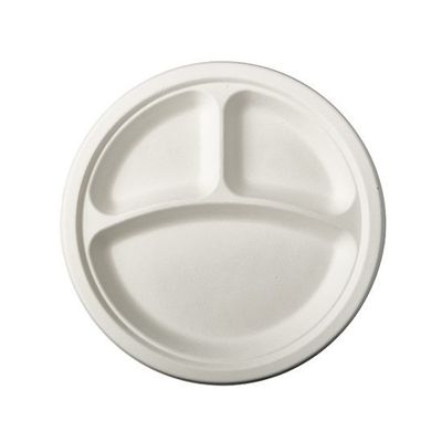 96x stuks witte suikerriet vakjesbordjes 23 cm biologisch afbreekbaar