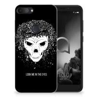 Silicone Back Case Alcatel 1S (2019) Skull Hair