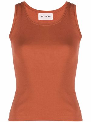 STYLAND débardeur à coupe slim - Orange