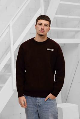 Croyez Etiquette Knit Sweater Heren Donkerrood - Maat XL - Kleur: Donkerrood | Soccerfanshop