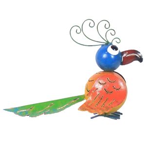 Metalen Vogel Funky Blad Staart