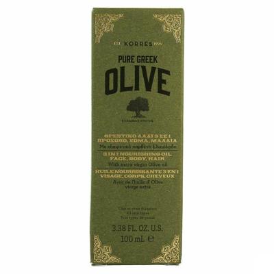 Korres Kf Olijf Olie 3en1 Gezicht Lich. Haar 100ml