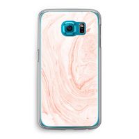 Peach bath: Samsung Galaxy S6 Transparant Hoesje