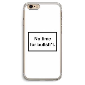 No time: iPhone 6 Plus / 6S Plus Transparant Hoesje