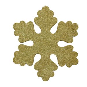 Decoratie sneeuwvlok - goud - 40 cm - kunststof foam - hangdecoratie kerst