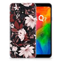 Smartphone hoesje LG Q7 Watercolor Flowers