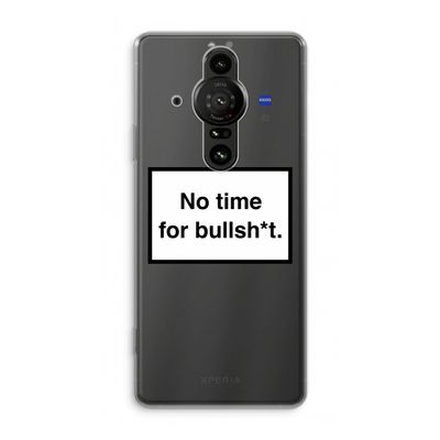 No time: Sony Xperia Pro-I Transparant Hoesje