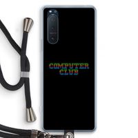 Retro: Sony Xperia 5 II Transparant Hoesje met koord