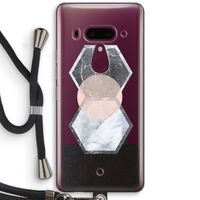 Creatieve toets: HTC U12+ Transparant Hoesje met koord