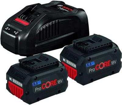 Pack van 2x5.5Ah Procore 18V in kartonnen doos - Bosch - 1600A0214C