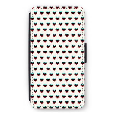 Hartjes: iPhone 12 mini Flip Hoesje