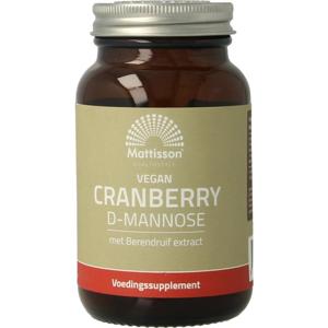 Mattisson Cranberry D-mannose met berendruif extract