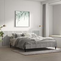 Hoofdbord wandmodel 240x1,5x80 cm bewerkt hout grijs sonoma