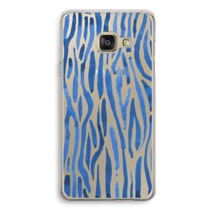 Blauwe nerven: Samsung Galaxy A3 (2016) Transparant Hoesje