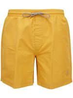 Brunello Cucinelli short de bain à taille à lien de resserrage - Jaune