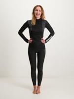 Poederbaas Thermoset Dames Technical - Thermoshirt + Thermolegging - Zwart-S