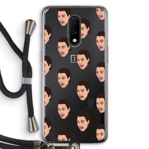 Ugly Cry Call: OnePlus 7 Transparant Hoesje met koord