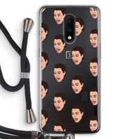 Ugly Cry Call: OnePlus 7 Transparant Hoesje met koord