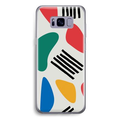 Illustratieve pop 1: Samsung Galaxy S8 Plus Transparant Hoesje