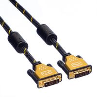 ROLINE GOLD Monitor kabel DVI, M/M, (24+1) dual link, 5 m - thumbnail