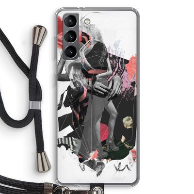 Dissimulation du réel: Samsung Galaxy S21 Transparant Hoesje met koord