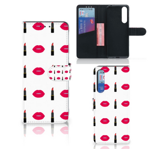 Sony Xperia 1 II Telefoon Hoesje Lipstick Kiss