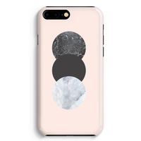 Marmeren cirkels: iPhone 8 Plus Volledig Geprint Hoesje