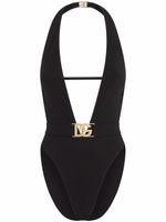 Dolce & Gabbana maillot de bain à col plongeant - Noir