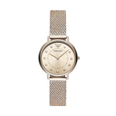 Horlogeband Armani AR11129 Staal Rosé 14mm