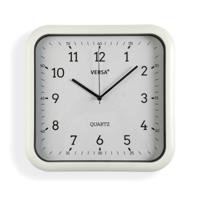 Muurklok Versa Wit Plastic Kwarts 3,5 x 28,5 x 29,5 cm