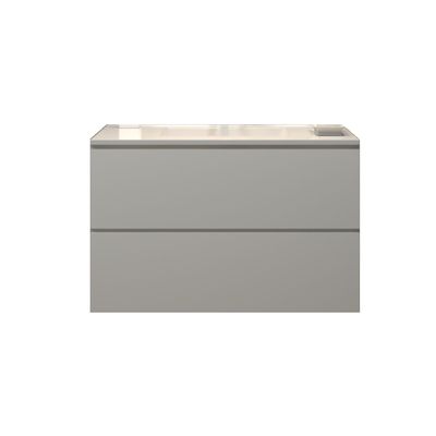 Badkamermeubelset Gliss Zeus 80 cm Mat Wit