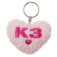 Studio 100 K3 sleutelhanger pluche hart