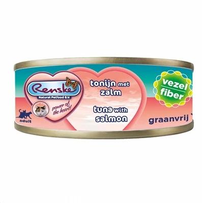 Renske Renske Vers Vezel Kattenvoer Tonijn/Zalm 70gr