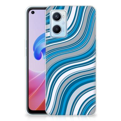 OPPO A96 | OPPO A76 | TPU bumper | Waves Blue