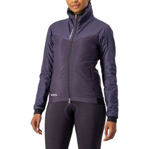 Castelli Fly Thermal lange mouw fietsjack paars dames M