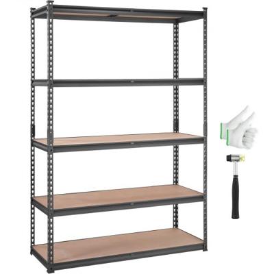 VEVOR boutloze stellingkast, opbergstelling, zware stelling, werkplaatsstelling 121,92 x 45 x 182,88 cm