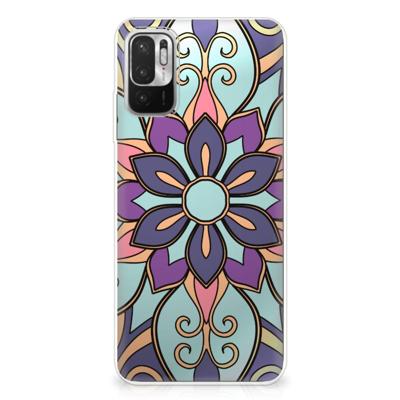 Xiaomi Redmi Note 10/10T 5G | Poco M3 Pro | TPU Case | Purple Flower