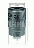 Brandstoffilter KC38 - thumbnail