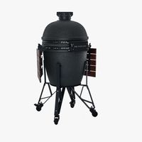 The Bastard Large Urban Kamado-barbecue/grill Vat Houtskool (brandstof) Zwart - thumbnail