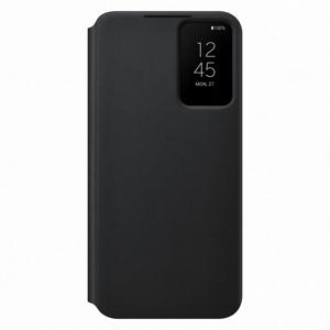 Samsung Galaxy S22 Plus Clear View Book Case Telefoonhoesje Zwart